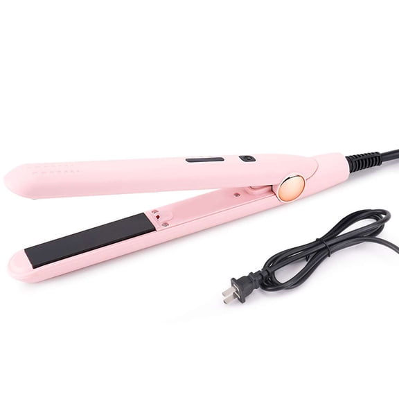 Deago Hair Straightener, Fast Heating Ceramic Flat Iron with Negative Ions, 2 in 1 Straightener and Curler Styling Tool for Professional Salon Straighten/Curl/Wave