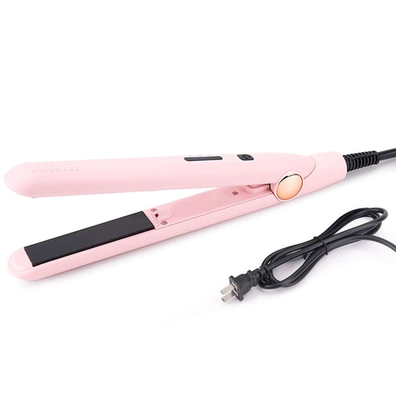 Deago Hair Straightener, Fast Heating Ceramic Flat Iron with Negative Ions, 2 in 1 Straightener and Curler Styling Tool for Professional Salon Straighten/Curl/Wave