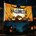 thumbnail image 1 of Deago Halloween House Flag 3x5 Ft Pumpkin Jack O Lantern Bat Spider Banner Halloween Party Supplies Indoor Outdoor Decoration (Orange), 1 of 8
