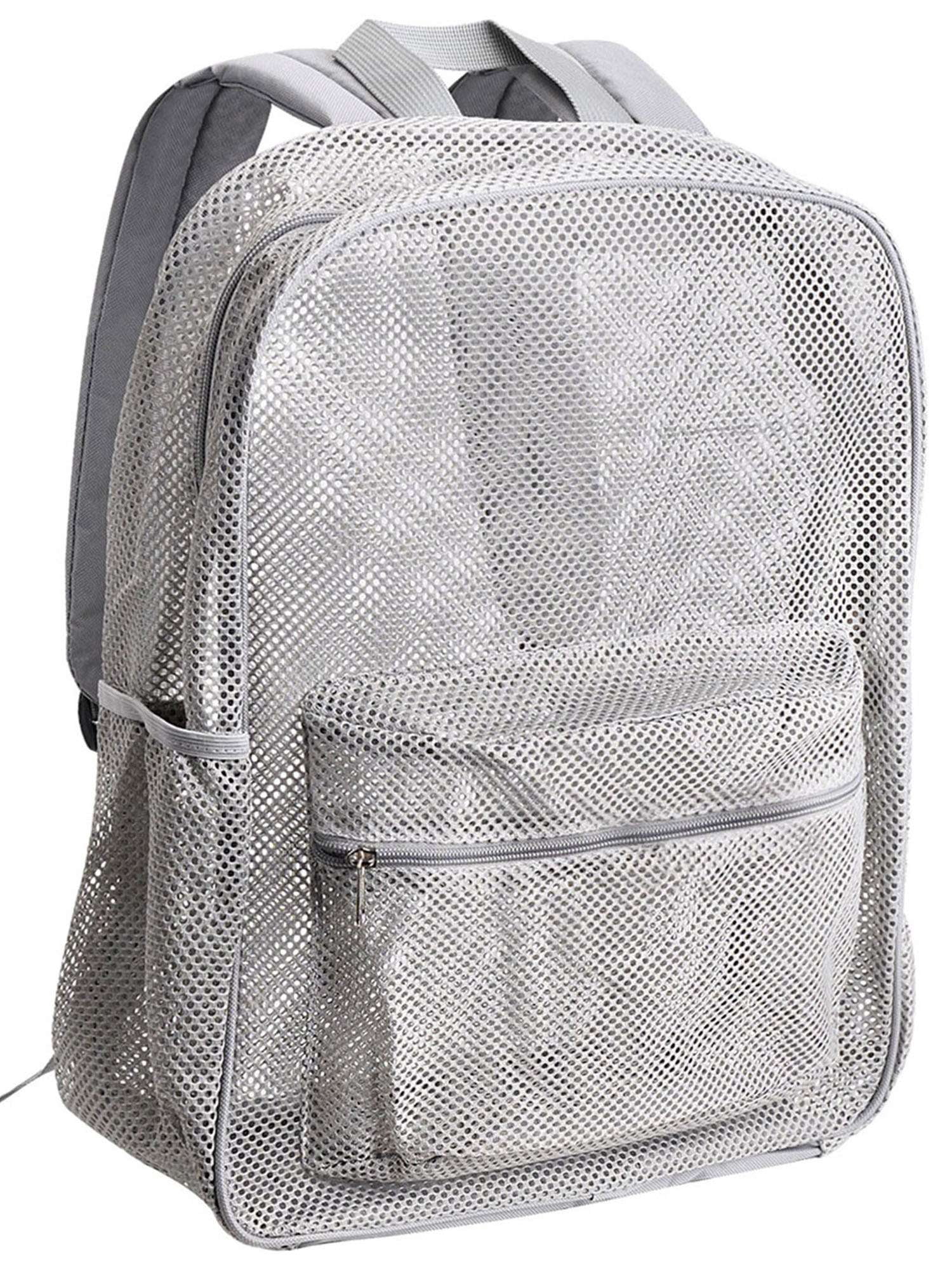 Backpack Visible Deago Heavy Duty Mesh Backpack, See Through College Backpack with ...