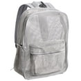 thumbnail image 1 of Deago Heavy Duty Mesh Backpack, See Through College Backpack with Padded Shoulder Straps for Commuting, Swimming, Beach, Outdoor Sports (Gray), 1 of 9