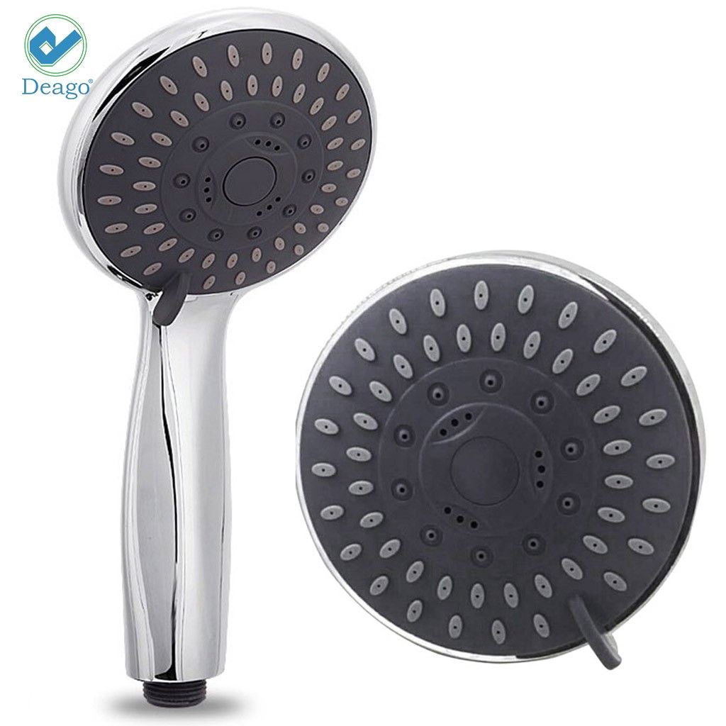Deago High Pressure Handheld Shower Head, 5 Spray Settings Hand Held ...