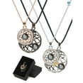 thumbnail image 1 of Deago I Love You Necklace 100 Languages for Him and Her Projection Necklace Matching Sun and Moon Necklaces for Couples and Best Friends, 1 of 10
