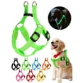 thumbnail image 1 of Deago LED Dog Harness No Pull Easy Control Light Up Dog Vest Harness USB Rechargeable Dog Harness for Small Medium Large Dogs (S,Red), 1 of 10
