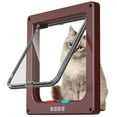 thumbnail image 1 of Deago Large Cat Door (Outer Size 10.9" x 9.8"), 4 Way Locking Cat Flap Door for Interior Exterior Doors, Weatherproof Pet Door for Cats & Dogs up to 27.5 lbs, 1 of 8