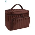 thumbnail image 1 of Deago Makeup Travel Large Cosmetic Case Organizer Pouch Portable Storage Toiletry Bags for Women, Coffee, 1 of 9