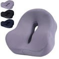 thumbnail image 1 of Deago Memory Foam Seat Cushion for Office Chair & Car, Ergonomic Cushions Pad Pillow for Pressure Relief Sciatica & Pain Relief for Long Sitting (Gray), 1 of 9