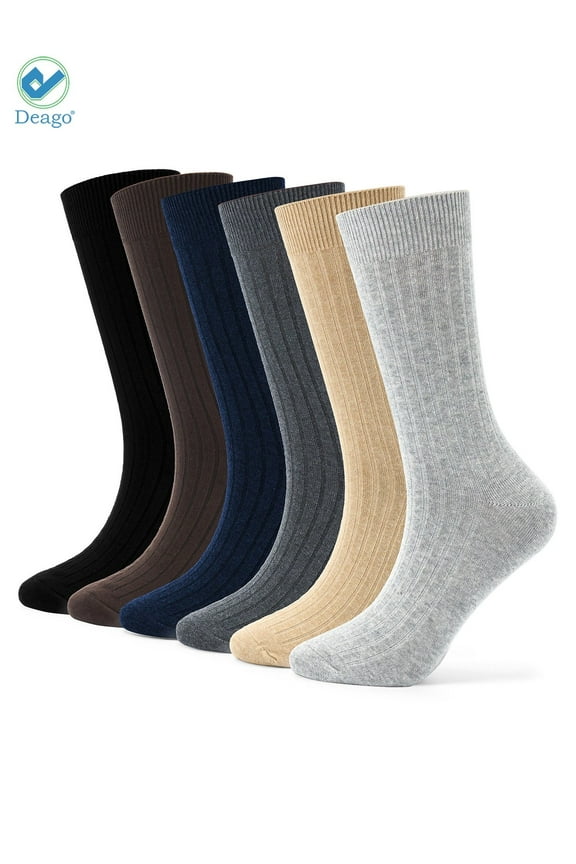 Men's Cushion Crew Socks 3-6 Pairs Athletic Running 7-9/9-11/11-13 Socks Men Cotton Sport Wicking Work