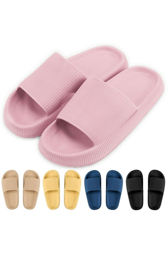 Men's Shoe Quick Drying Shower Slides Non-Slip Unisex Slippers, Size 5-6/4-4.5
