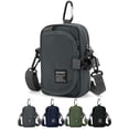 thumbnail image 1 of Deago Men's Small Crossbody Bag Mini Messenger Shoulder Bag Sling Travel Bag Purse for Phone Passport (Gray), 1 of 10