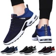 thumbnail image 1 of Deago Men's Walking Running Tennis Shoes Mesh Breathable Cushioned Non Slip Athletic Sports Gym Work Comfortable Sneakers, 1 of 8