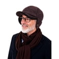 thumbnail image 1 of Deago Men’s Winter Baseball Cap with Ear Flaps Dad Caps Fleece Lined Warm Trooper Trapper Hunting Hat for Cold Weather (Coffee), 1 of 9