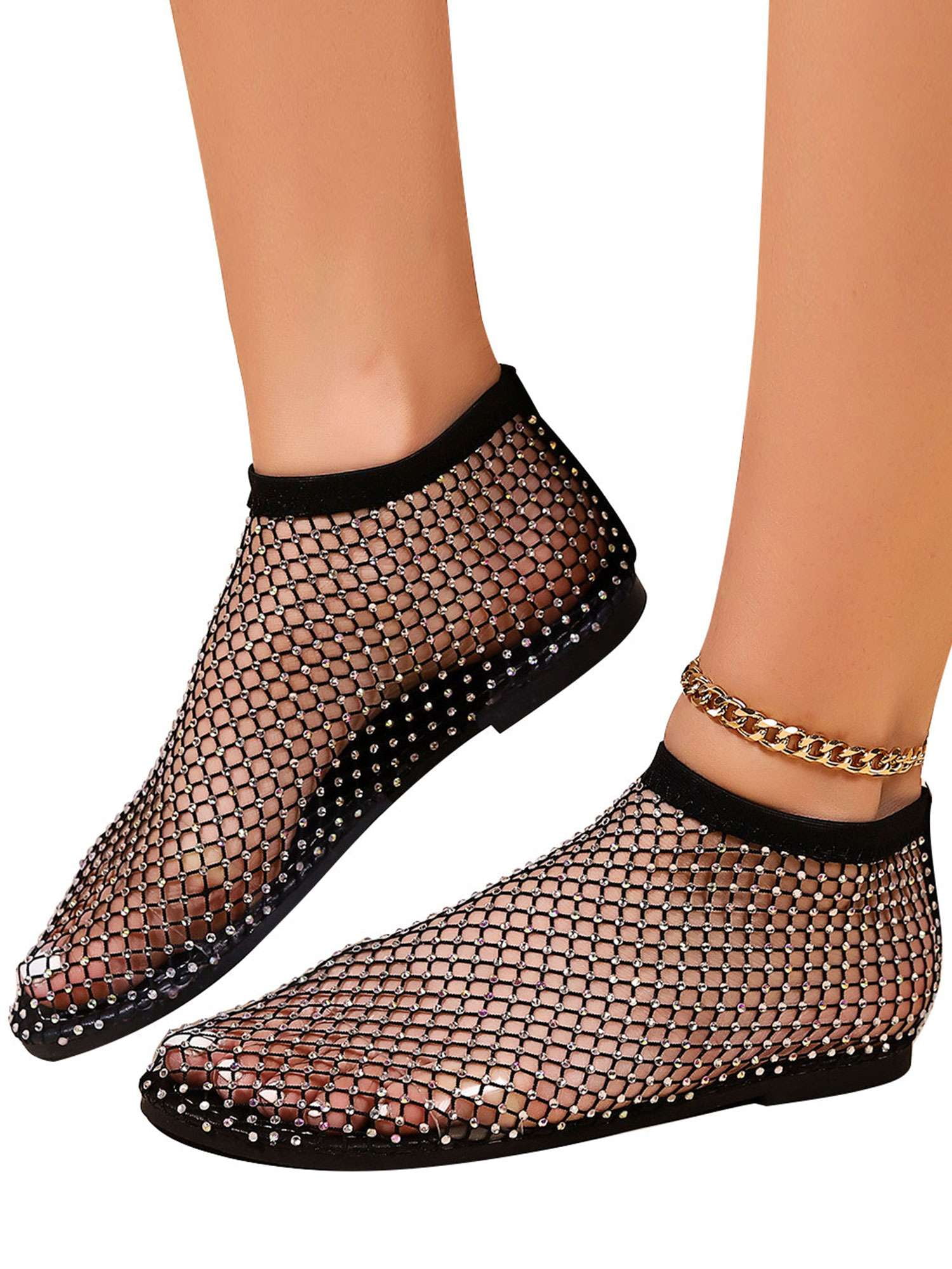 Shiny Casual Flats