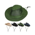thumbnail image 1 of Deago Mesh Sun Hats for Men Women Bucket Hat Wide Brim UV Protection Summer Beach Safari Fishing Cap Outdoor (Green), 1 of 8