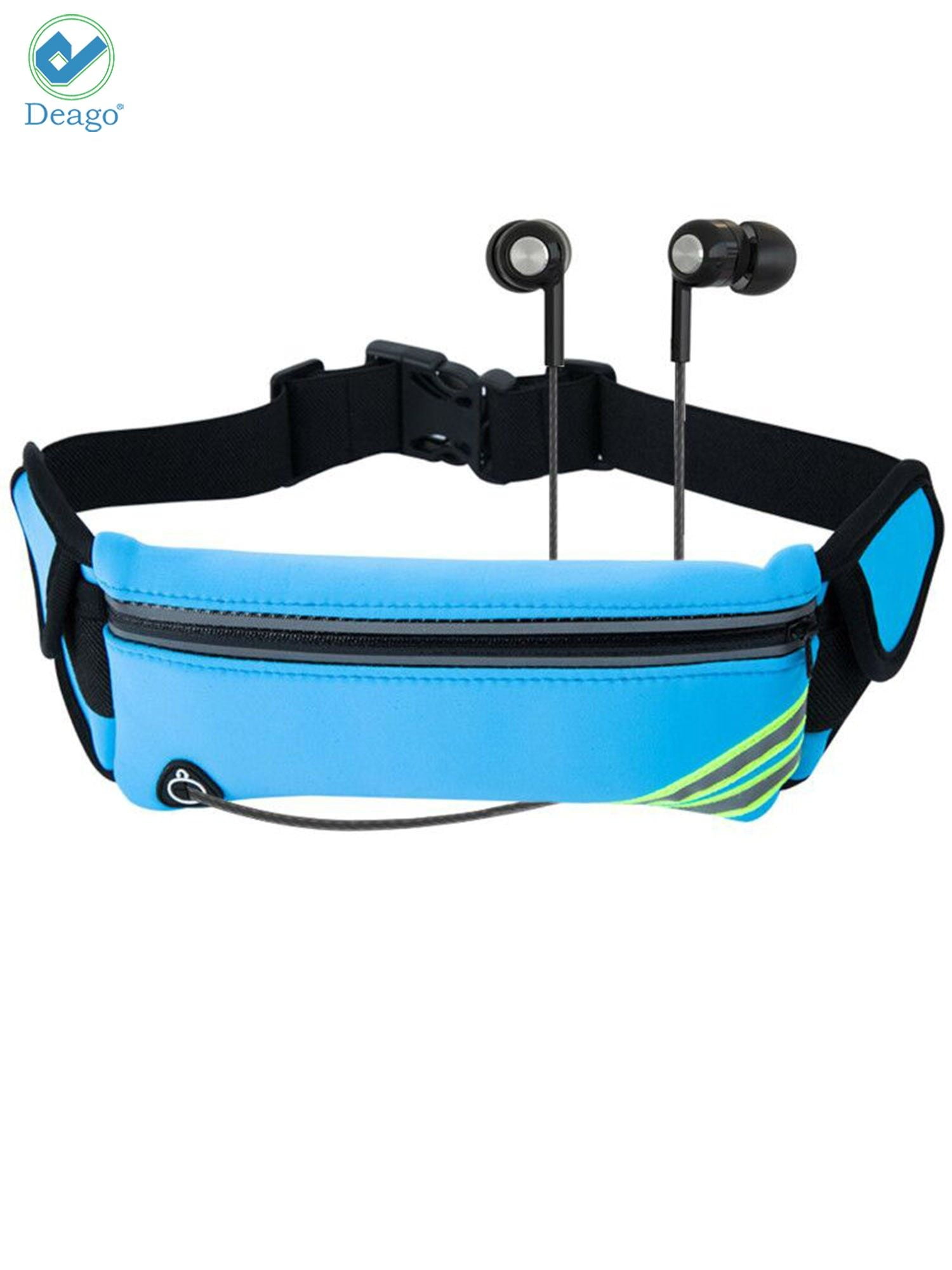 Deago No-Bounce Reflective Running Belt Pouch Fanny Pack,Unisex Water  Resistant Workout Waist Pack Bag for Fitness Jogging Hiking Travel,Cell  Phone