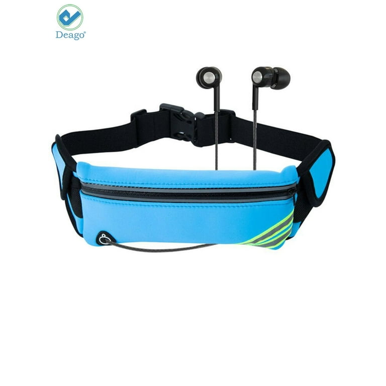 Deago No-Bounce Reflective Running Belt Pouch Fanny Pack,Unisex Water  Resistant Workout Waist Pack Bag for Fitness Jogging Hiking Travel,Cell  Phone Holder Fits iPhone 11 X 8 7 6 