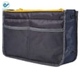 thumbnail image 1 of Deago Purse Organizer Insert for Handbags Bag in Bag Organizers Inside Tote Pocketbook Women Nurse Nylon 14 Pockets (Gray), 1 of 7