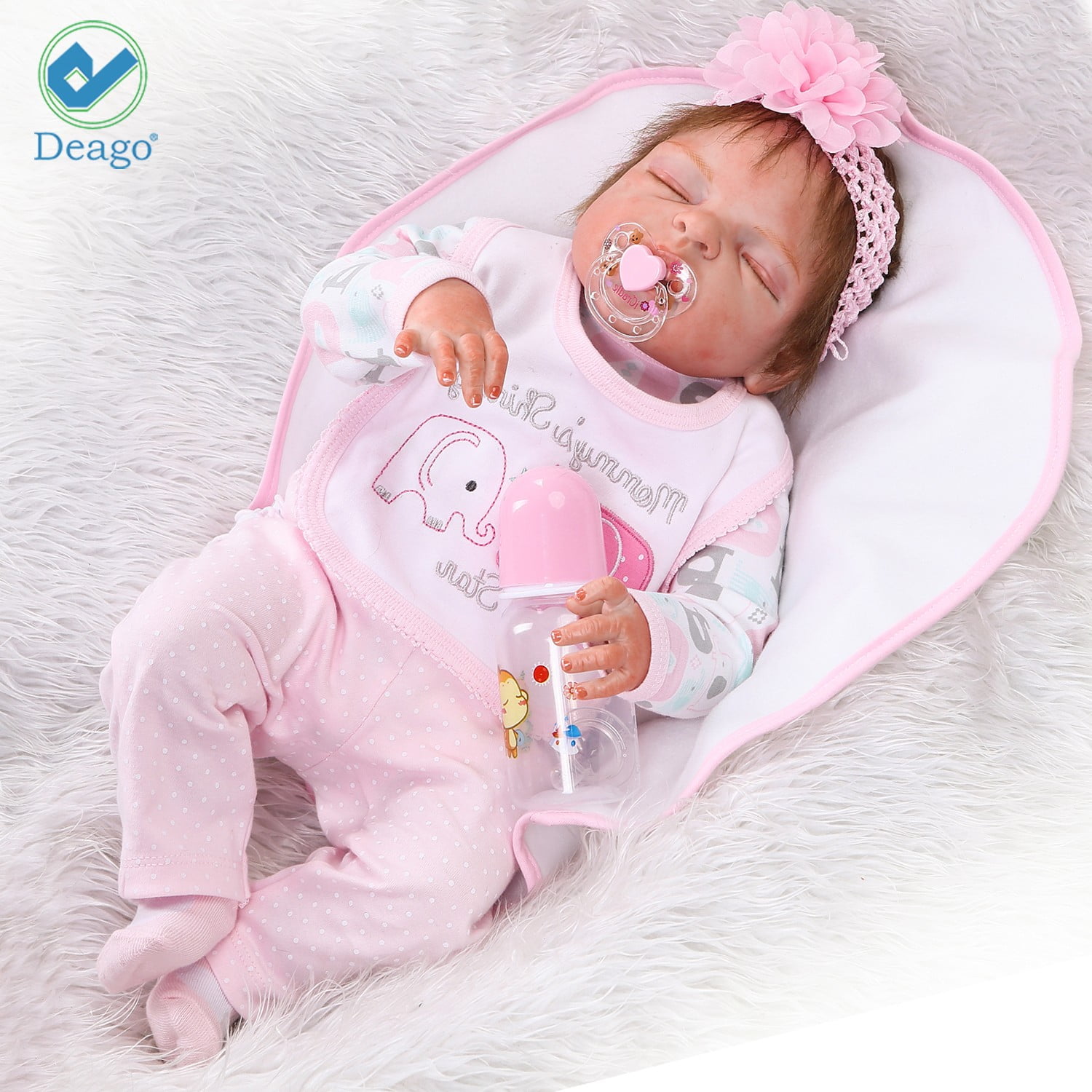 16 Inch April Reborn Doll Bebe Reborn Full Body Soft Solid Silicone Doll  Hand-painting Lifelike Lovely soft Baby For choose - AliExpress