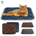 thumbnail image 1 of Deago Self Heating Cat Dog Pad / Self-Warming Cat Dog Bed / Thermal Cat Mat for Outdoor and Indoor Pets (Coffee, 15.8" x 19.7"), 1 of 10