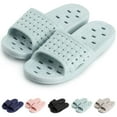 thumbnail image 1 of Deago Shower Shoes Slide Cloud for Women and Men Bath Slipper Sandal Bathroom House Non-Slip Quick Drying with Drain Holes, 1 of 9