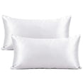 thumbnail image 1 of Deago Silk Pillowcases for Hair and Skin with Envelope Closure Pillow cases Soft Satin Pillow Covers (King 20×40inch, Set of 2), 1 of 9