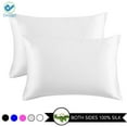thumbnail image 1 of Deago Silk Pillowcases for Hair and Skin with Envelope Closure Pillow cases Soft Satin Pillow Covers (King 20×40inch, Set of 2), 1 of 6