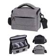 thumbnail image 1 of Deago Single Shoulder Crossbody Compact Camera Bag Case Compatible for Canon Nikon Sony SLR DSLR Mirrorless Cameras and Lenses (Black), 1 of 9