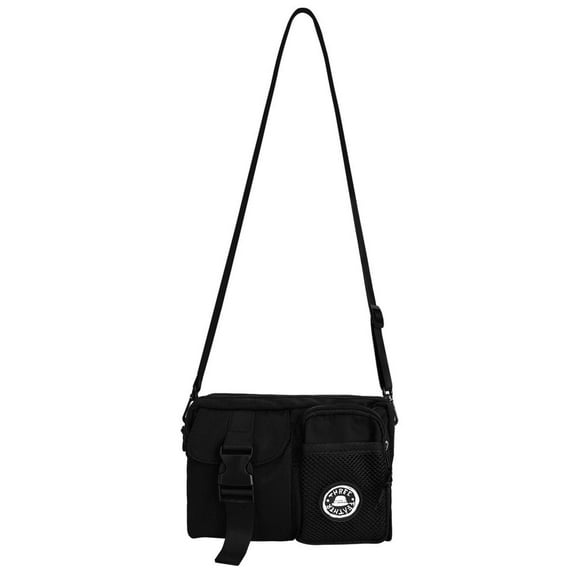 Deago Small Crossbody Bag for Women Men Casual Nylon Purse Handbag Lightweight Travel Shoulder Messenger Bag (Black)