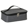 thumbnail image 1 of Deago Small Insulated Lunch Box Portable Soft Bag Mini Cooler Thermal Meal Tote Kit with Handle for Work Picnic or Travel, Gray, 1 of 9