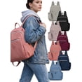 thumbnail image 1 of Deago Small Nylon Backpack Waterproof Mini Casual Lightweight Daypack Travel Bag for Women, 1 of 8