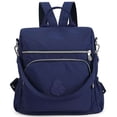 thumbnail image 1 of Deago Small Nylon Travel Backpack Purse Waterproof Shoulder Bag Casual Lightweight Daypack for Women (Navy), 1 of 9