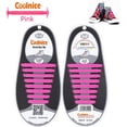 thumbnail image 1 of Deago No Tie Shoelaces Tieless silicone Shoelaces Waterproof Flat Elastic Athletic Running Shoe Laces Multicolor for Sneaker Boots Board and Casual Shoes, 1 of 9