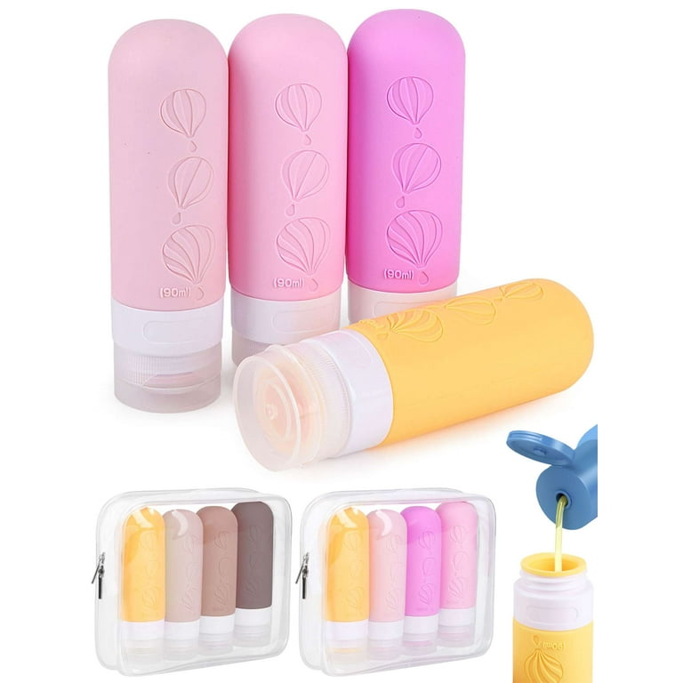 Pink Refillable Toiletry Set Pink Refillable Toiletry Set