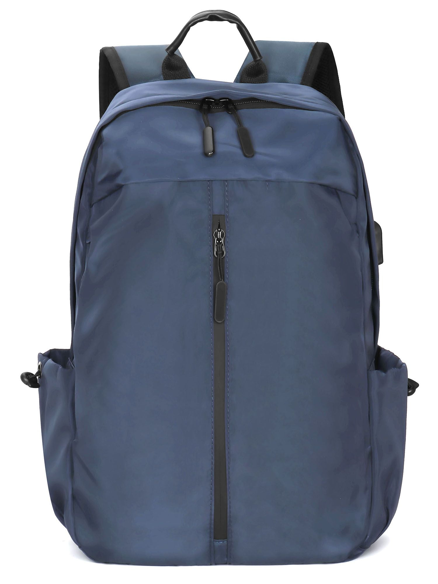Deago Travel Laptop Backpack Business Anti-Theft Backpack with USB Port College Bag for Men Women 15.6 Inch Notebook-Blue
