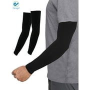 Deago UV Sun Protection Cooling Arm Sleeves Sunblock Cover For Men Women Cycling Runing Soccer Baseball Hiking Driving