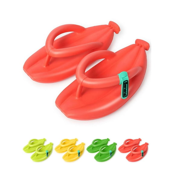 Deago Unisex Banana Flip Flops for Women Men Cloud Pillow Slippers Sandals Non Slip Bathroom Shower Summer Pool Beach Creative Fruit Shoes