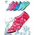 thumbnail image 1 of Deago Water Sports Socks Beach Barefoot Quick-Dry Aqua Yoga Shoes Slip-on for Men Women Kids (Camouflage Red,3XL), 1 of 6