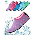 thumbnail image 1 of Deago Water Sports Socks Beach Barefoot Quick-Dry Aqua Yoga Shoes Slip-on for Men Women Kids (Purple,M), 1 of 6
