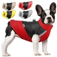 thumbnail image 1 of Deago Waterproof Dog Winter Jacket Vest Coat Warm Reflective Windproof Cold Weather Pet Clothes for Small Medium Large Dogs (Red, S), 1 of 9