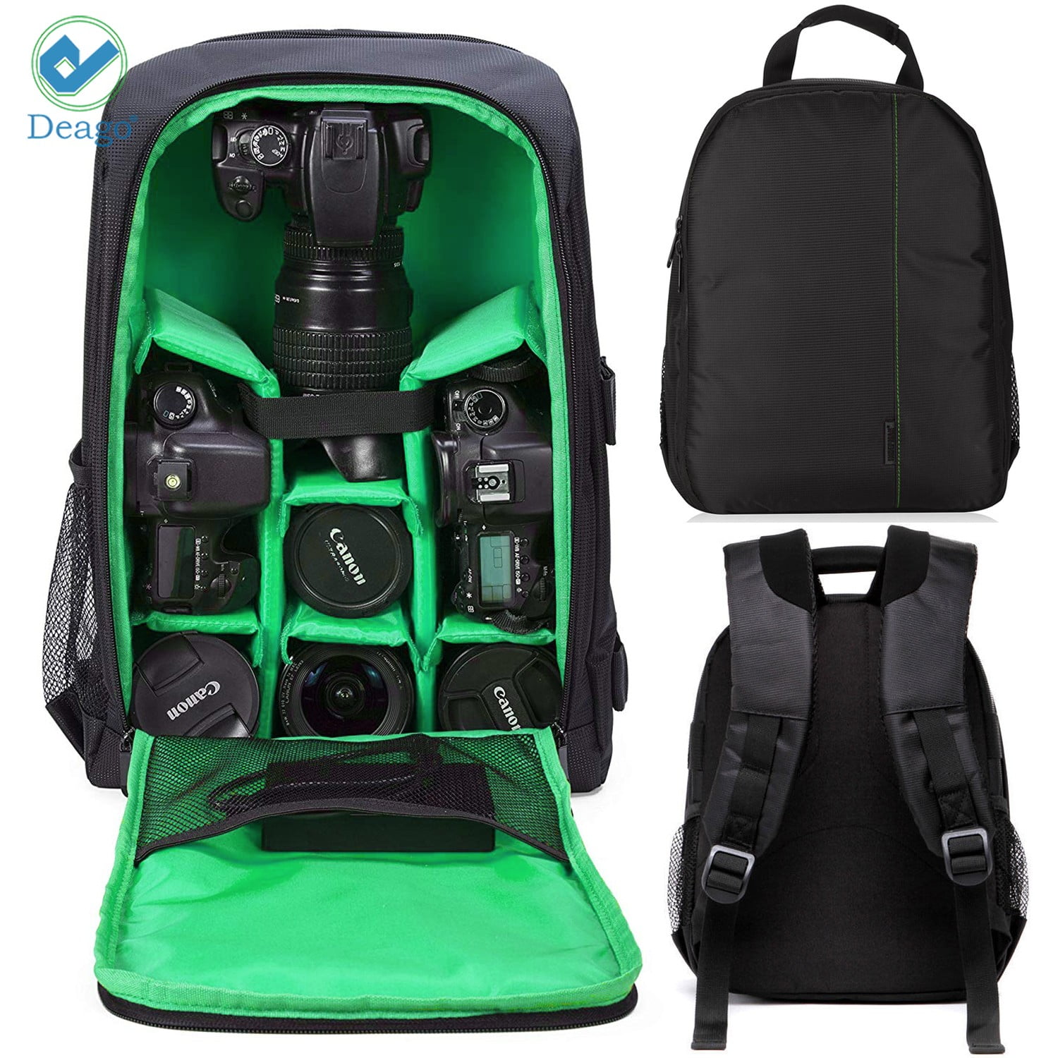 Waterproof DSLR Camera Backpack for Canon, Nikon, Sony, Olympus Lens  Accessories
