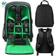 thumbnail image 1 of Deago Waterproof Professional DSLR Camera Backpack For Canon Nikon Sony Olympus and Lenses Accessories (Green), 1 of 9