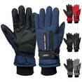 thumbnail image 1 of Deago Winter Warm Gloves Waterproof Touchscreen Ski Snow Gloves for Men Women with Portable Pocket (Blue), 1 of 8