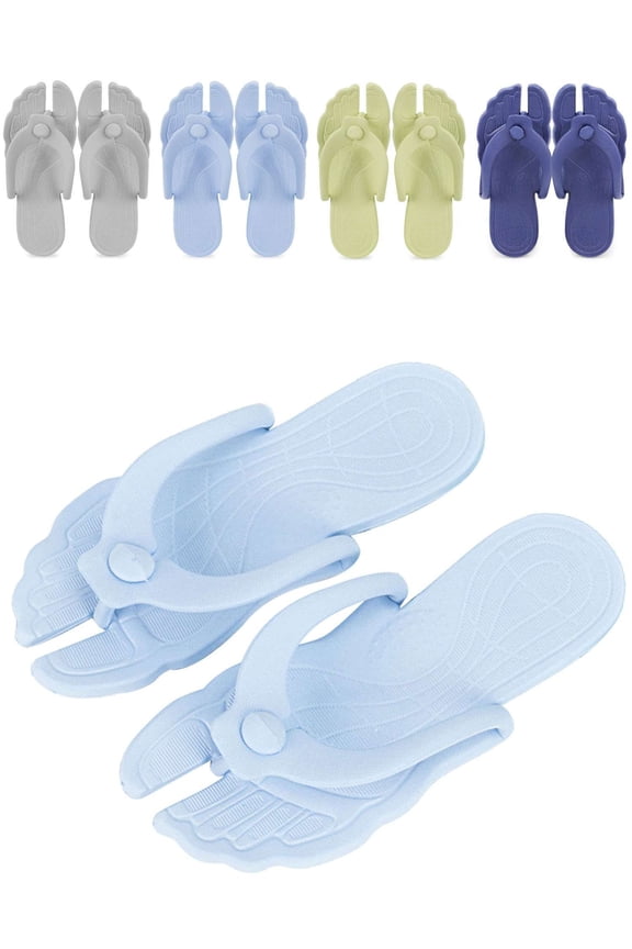 Women Beach Summer Casual Flip Flop Sandals Portable Detachable Folding Shower Slippers Non-slip Couples Flip-Flops