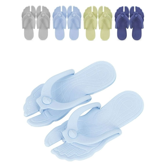 Deago Women Beach Summer Casual Flip Flop Sandals Portable Detachable Folding Shower Slippers Non-slip Couples Flip-Flops