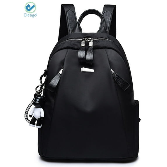 Deago Women Travel Backpack Anti Theft Rucksack Waterproof Oxford Casual Daypacks Lightweight Shoulder Bag (Black)