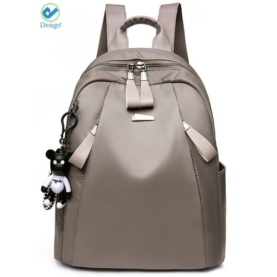 Deago Women Travel Backpack Anti Theft Rucksack Waterproof Oxford Casual Daypacks Lightweight Shoulder Bag (Brown)