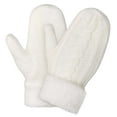 thumbnail image 1 of Deago Women's Winter Gloves Warm Fleece Lining Cozy Wool Knit Thick Gloves Mittens Cold Weather Accessories Gifts, 1 of 8