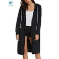 thumbnail image 1 of Deago Women's Casual Zip up Hoodies Long Tunic Sweatshirts Jackets Fashion Plus Size Hoodie with Pockets (Black, 2XL), 1 of 7