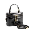 thumbnail image 1 of Deago Women's Small Square Box Crossbody Bag Mini Top Handle Tote Shoulder Bag Pouch PU Leather Satchel Purse Handbag with Adjustable Shoulder Strap (Black), 1 of 8