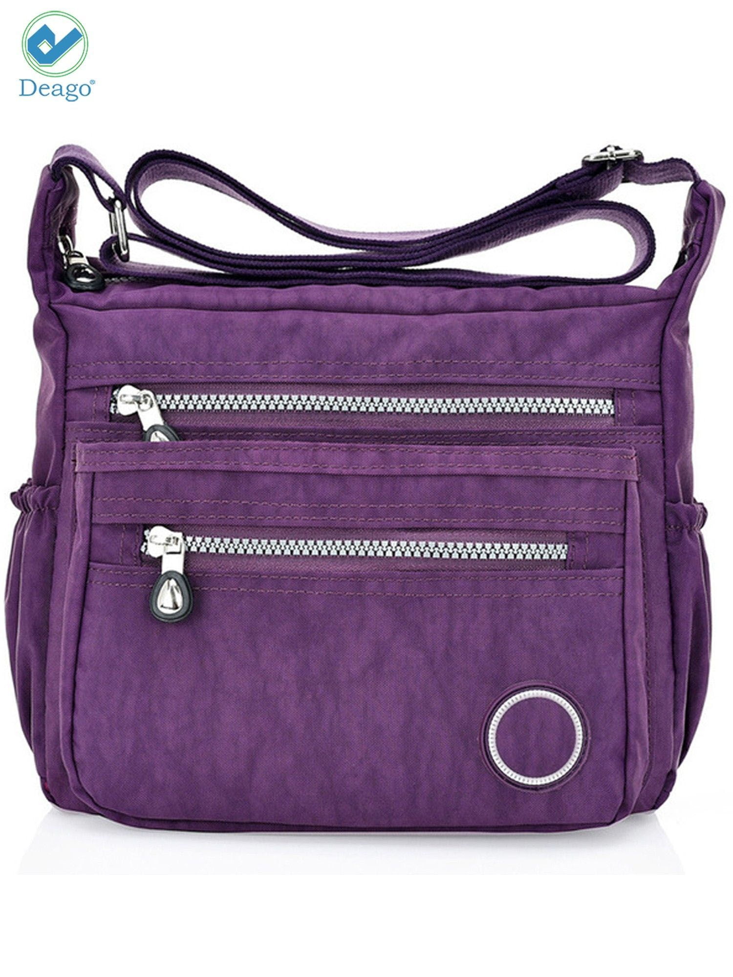 Deago Women's Waterproof Nylon Crossboby Shoulder Bag Casual